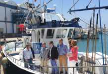 Presentación del barco atunero Román y Martos Presentación del barco atunero Román y Martos