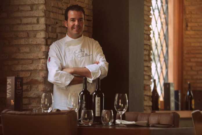 Carlos Caballero, actual jefe de cocina del restaurante La Deriva