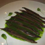 La Vinoteca Torres, Anchoas con hierva