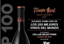 MONTE REAL GRAN RESERVA 2011 EN EL TOP 100 DE WINE ENTHUSIAST