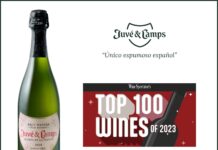 JUVÉ&CAMPS RESERVA DE LA FAMILIA 2018 EN EL TOP 100 DE WINE SPECTATOR