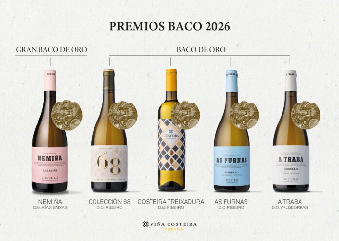 Viña Costeira triunfa en los Premios Baco 2026