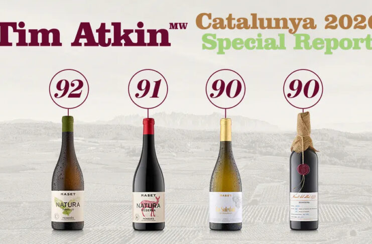 VINOS DE BODEGAS MASET RECONOCIDOS EN CATALUNYA SPECIAL REPORT DE TIM ATKIN, MASTER OF WINE